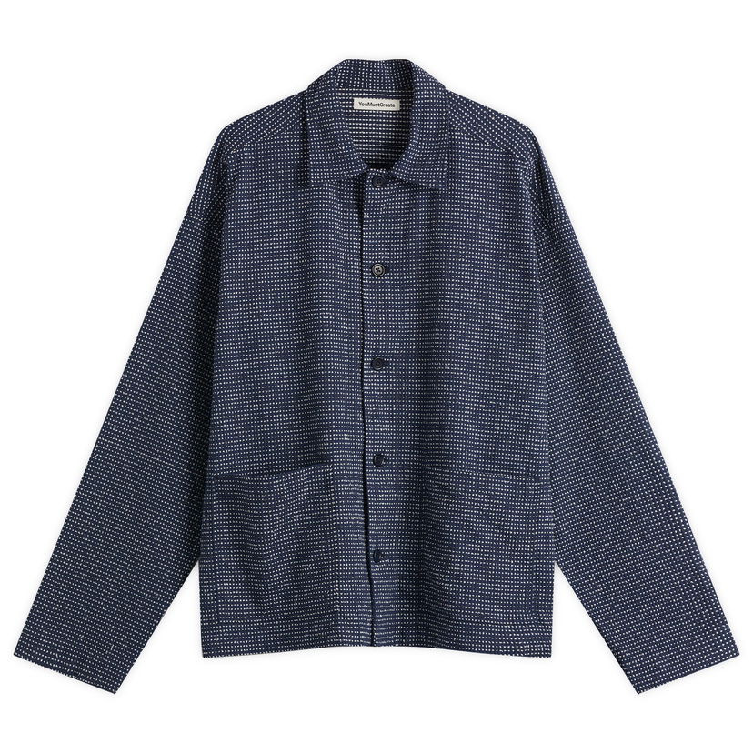 Skjorta YMC YMC PJ Overshirt, Size Large Blå | P2YAK-40