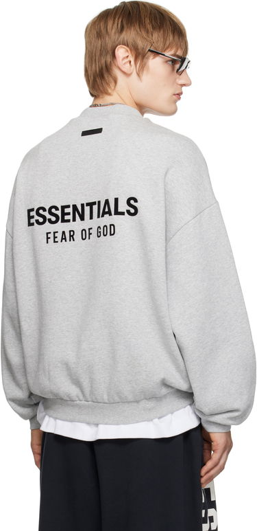 Sweater Fear of God Fear of God ESSENTIALS Fleece Crewneck Sweatshirt Grå | 192HO246268F, 2