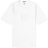 T-shirt C.P. Company Mercerized Logo T-Shirt Vit | 15CLTS197A-006370W-101, 1
