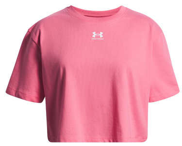 T-shirt Under Armour Rival Short Sleeve T-Shirt Rosa | 1389755-672, 0