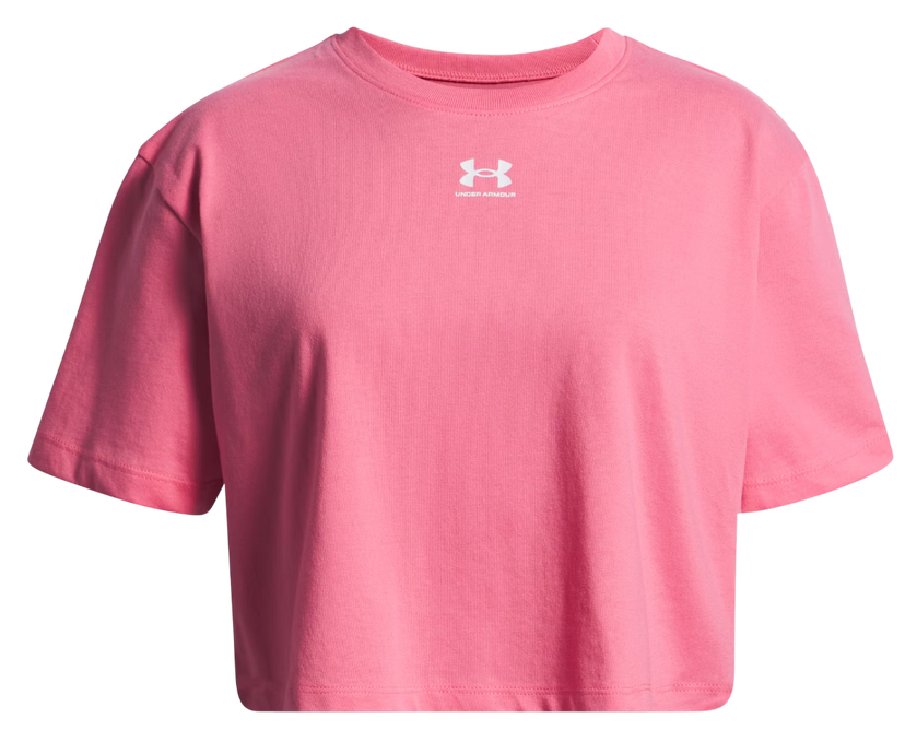 T-shirt Under Armour Rival Short Sleeve T-Shirt Rosa | 1389755-672