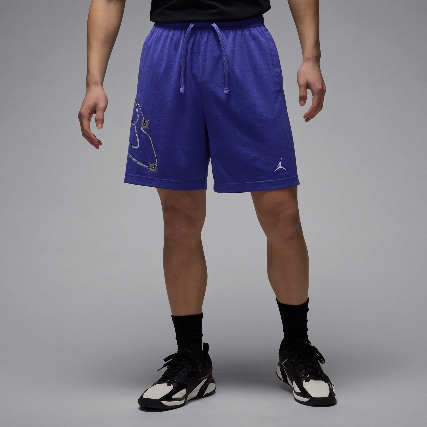 Shorts Jordan Jordan Sport Dri-FIT Graphic Shorts Purpur | HF9943-543, 0