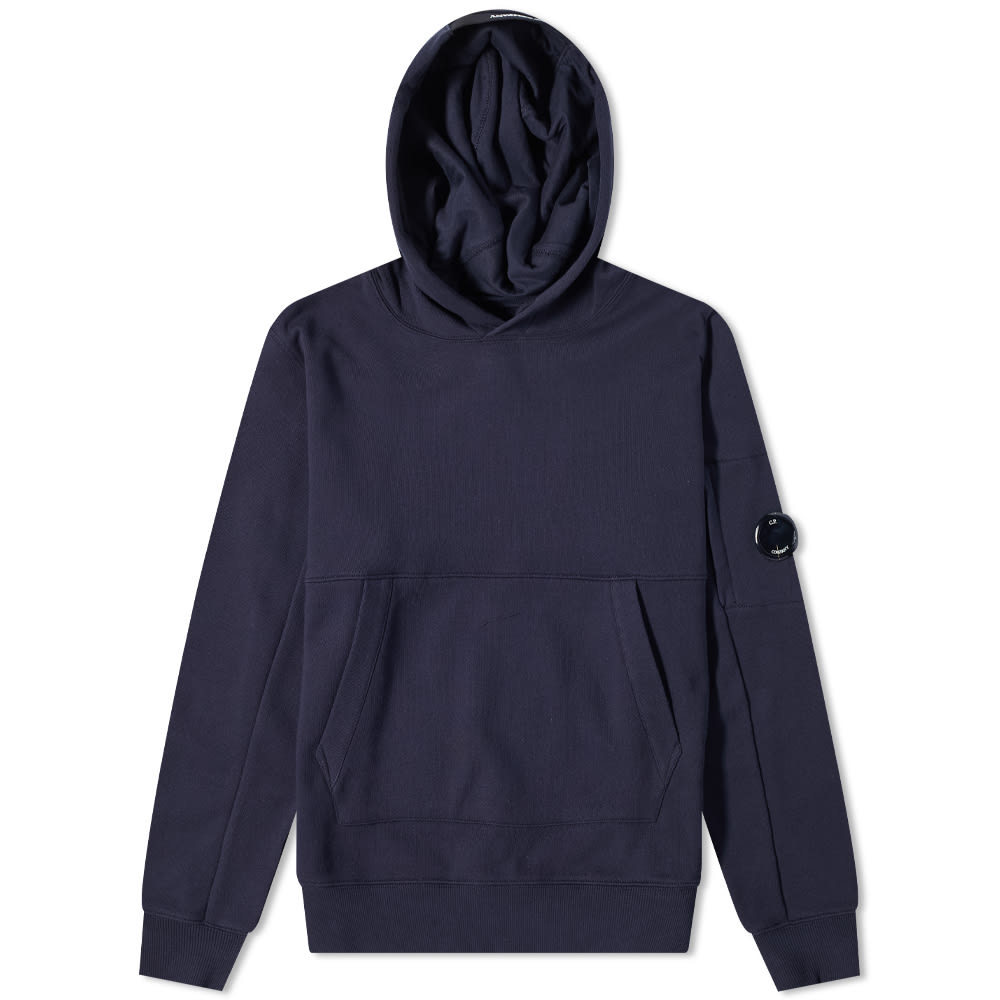 Sweatshirt C.P. Company Arm Lens Popover Hoodie Mörkblå | 13CMSS023A-005086W-888, 0