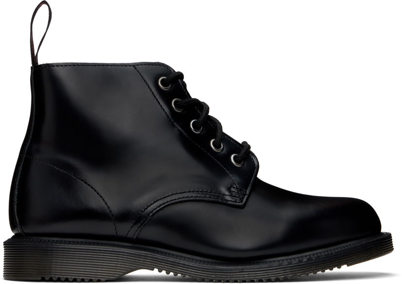 Kläder Dr. Martens Dr. Martens Emmeline Smooth Lace Up Boots Svart | 32219001