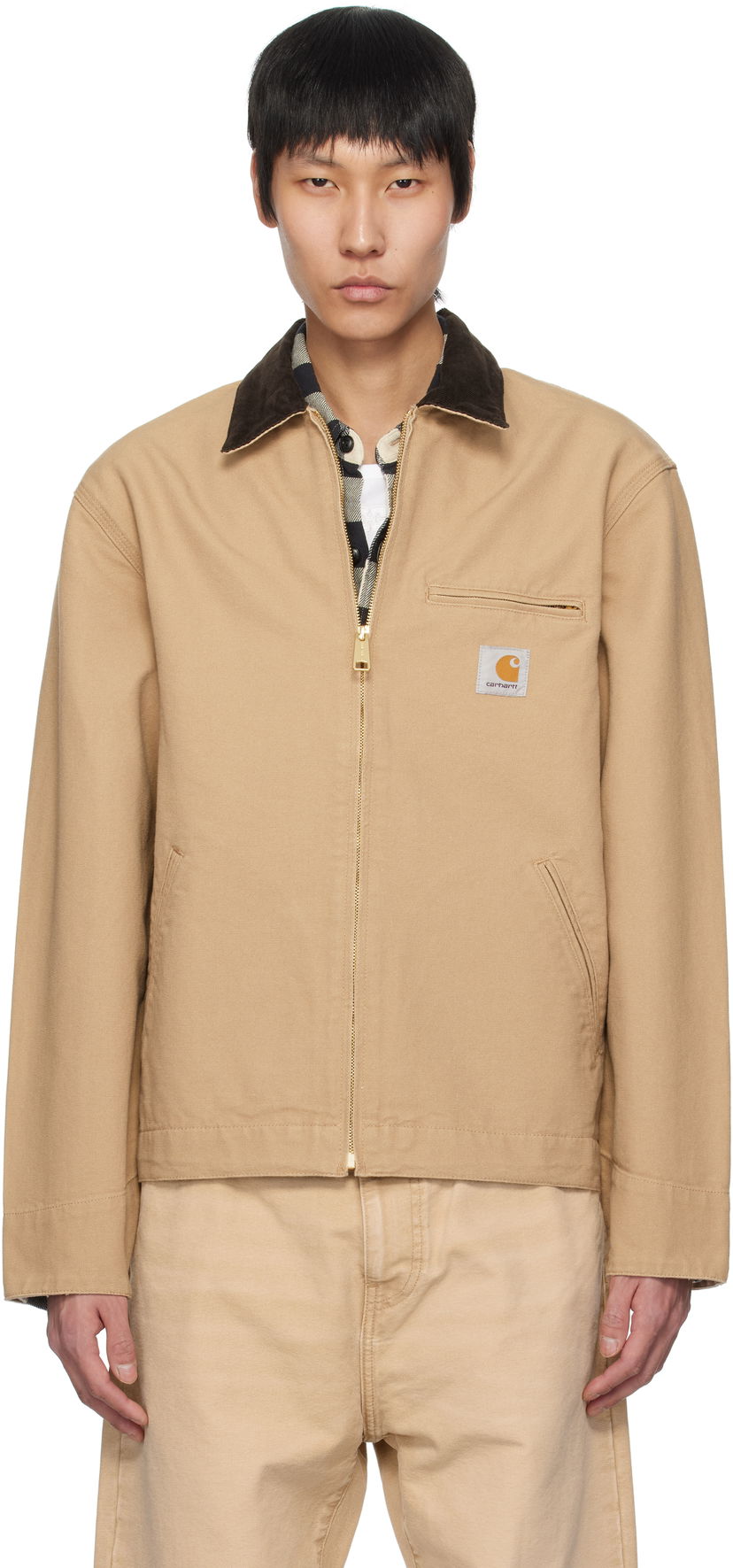 Jacka Carhartt WIP Carhartt WIP Spring Detroit Jacket Beige | I033112