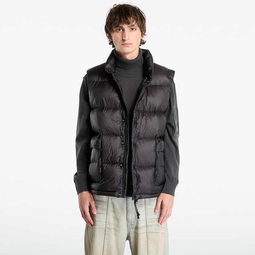 Väst C.P. Company D.D. Shell Down Gilet Black Svart | 19CMVE192A110416A-999