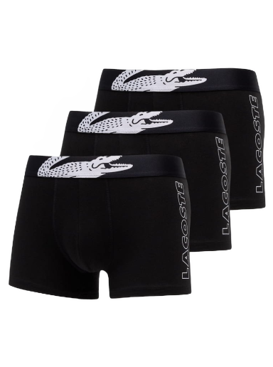 Boxare Lacoste Underwear trunk 3-Pack Svart | 5H2082 031