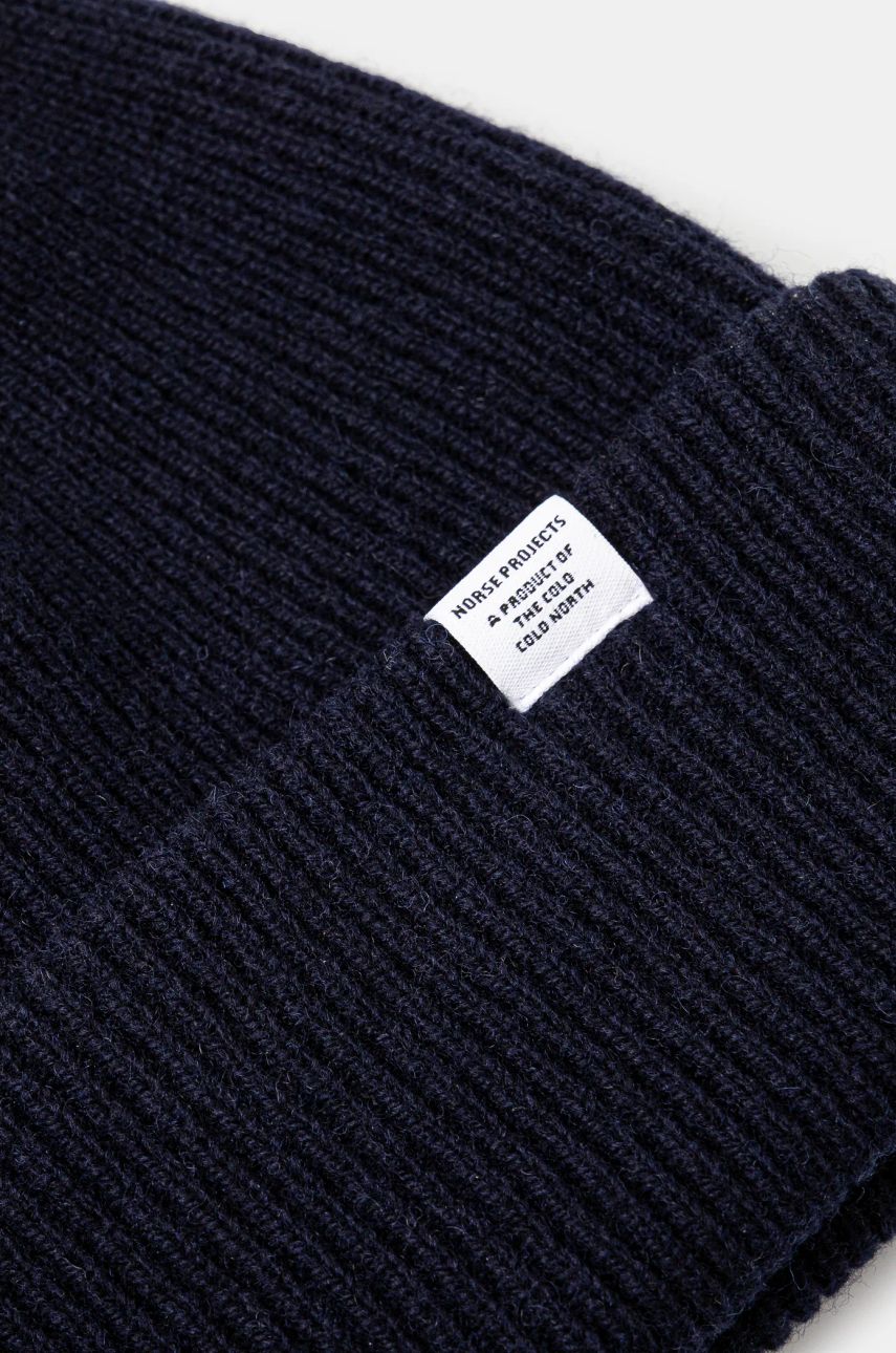 Mössa NORSE PROJECTS Beanie Mörkblå | N95-0569-7004, 1