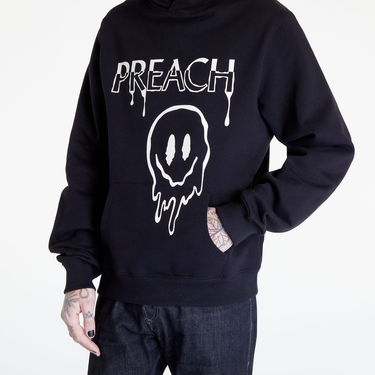 Sweatshirt PREACH Regular Distorted Smiley H GOTS Svart | 206247 900, 4