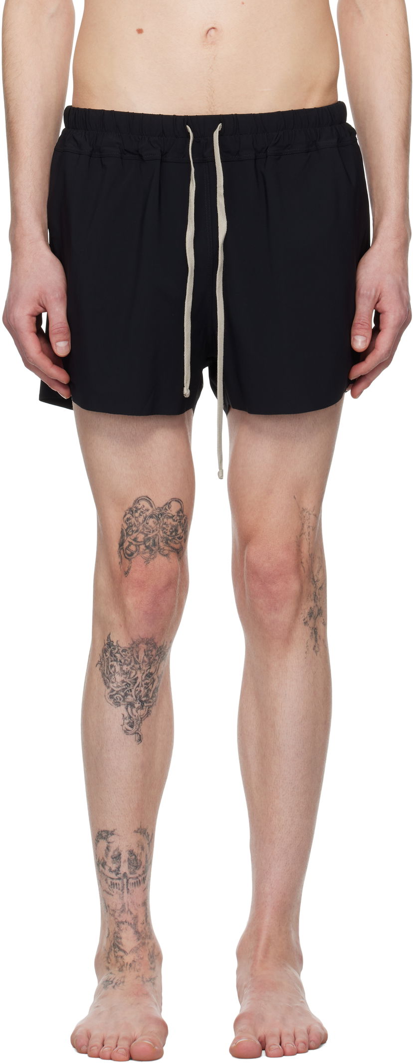 Badkläder Rick Owens Rick Owens Hollywood Boxer Swim Shorts Svart | RU01E5012 NS