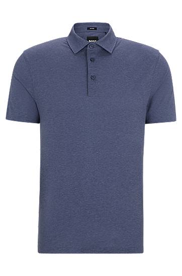 Polotröja BOSS Slim-Fit Polo Shirt Blå | 50518767