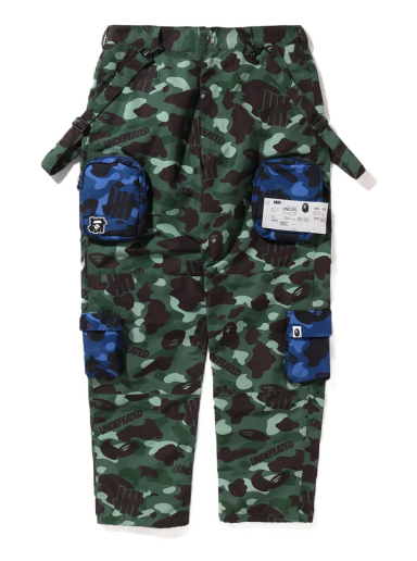 Cargo byxor BAPE Undefeated x Camo Multi Pouch Pocket Pants Grön | 1I73-152-909