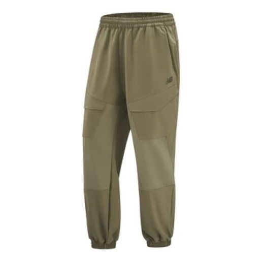 Cargo byxor New Balance Fleece Pants Grön | 5TD38681-DB