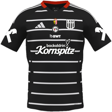 Jersey adidas Originals LASK Linz Away Jersey 2024/25 Svart | askip2175s, 0
