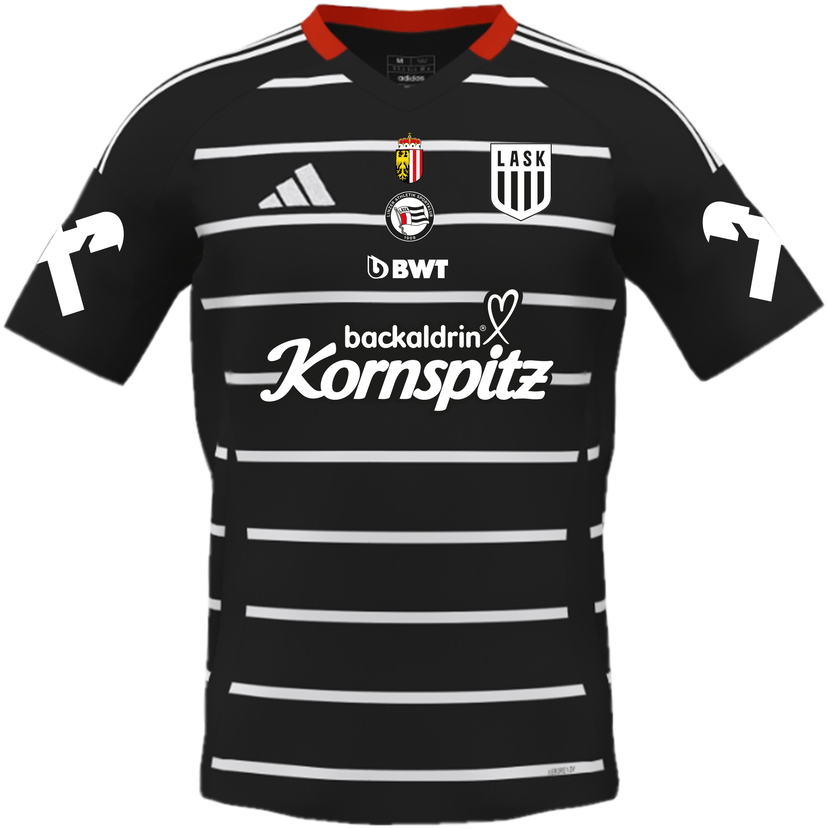 Jersey adidas Originals LASK Linz Away Jersey 2024/25 Svart | askip2175s
