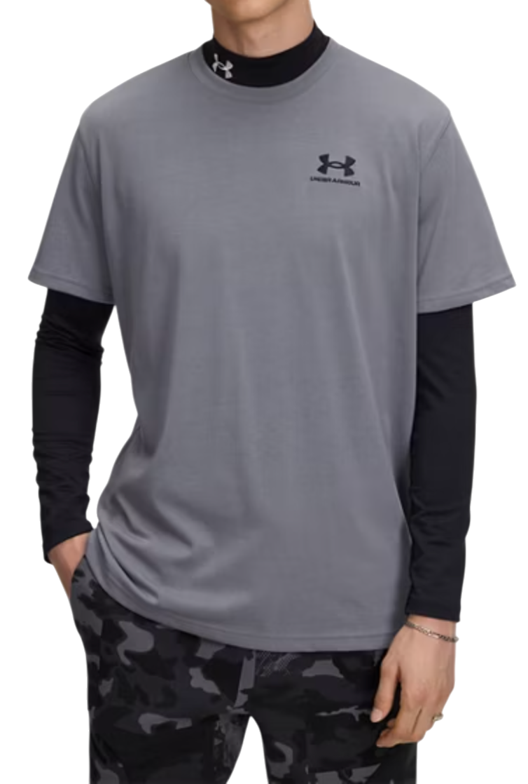 T-shirt Under Armour Under Armour M Logo Heavyweight Short Sleeve T-Shirt Grå | 1373997-024, 0