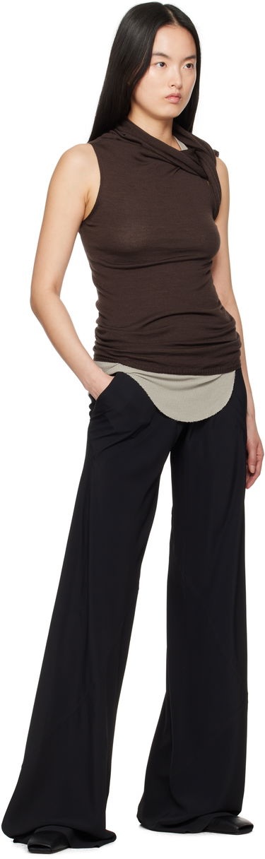 Byxor Rick Owens Rick Owens Hollywood Bias Trousers Svart | RP01E7301 CC, 3