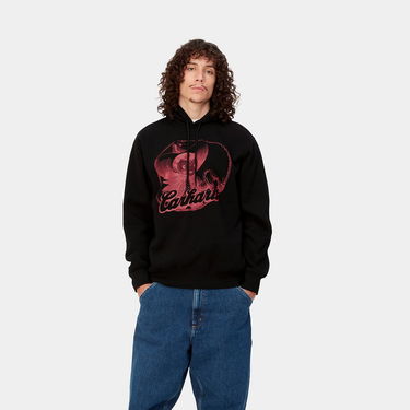 Sweatshirt Carhartt WIP Buddy Hoodie Svart | I032461_1V2_XX, 0