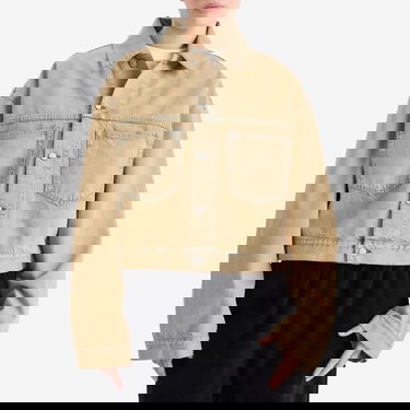 Jacka Acne Studios Acne Studios Marko Denim Jacket, Size Large Beige | C90173-14L, 2