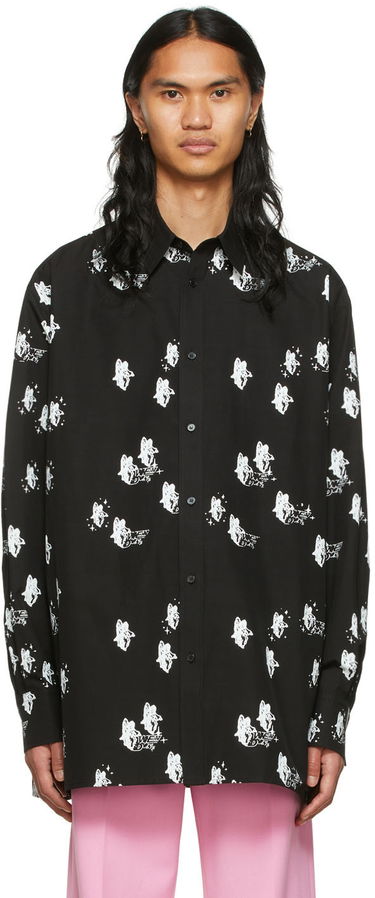 Skjorta We11done Angels Print Shirt Svart | WD-BL1-22-213-U-BK, 0