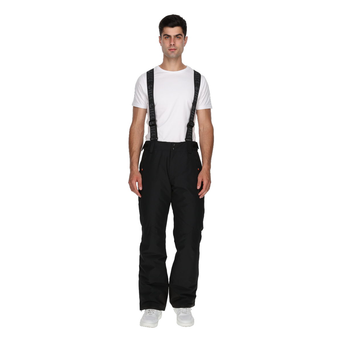 Byxor Ellesse Soft Shell Ski Pants with Suspenders Svart | ELA243M111-01, 0