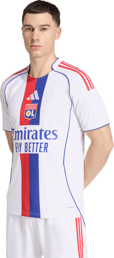 Jersey adidas Performance Olympique Lyonnais 25/26 Home Jersey Vit | JD1396, 4