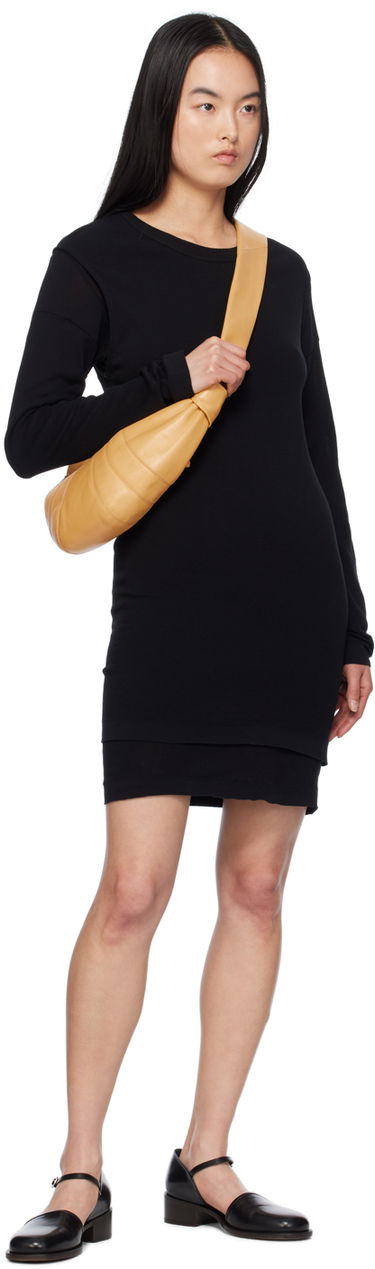 Klä LEMAIRE Double Layer Minidress Svart | DR1066 LK1016, 3