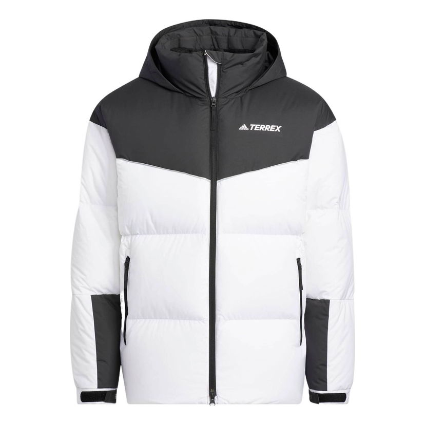 Pufferjacka adidas Performance Terrex Hooded Down Puffer Jacket Vit | HN2007