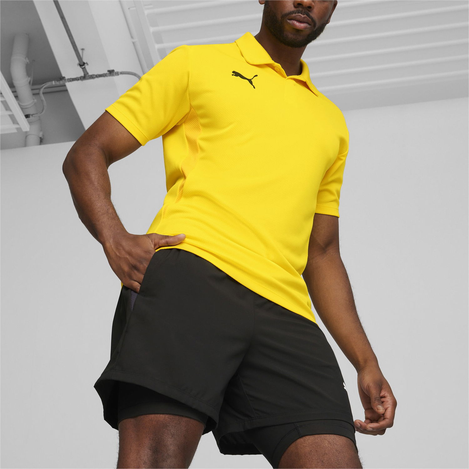 Shorts Puma teamGOAL 2in1 Short Svart | 658774-03, 1