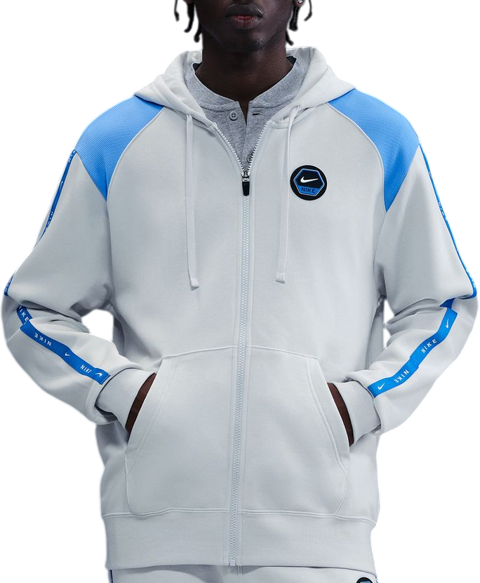Sweatshirt Nike Nike Club Full-Zip Hoodie Vit | ih4285-025, 0