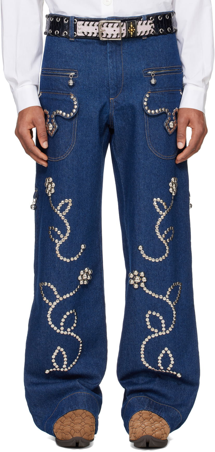 Jeans Chopova Lowena Chopova Lowena Moppy Charm Jeans Blå | 4090