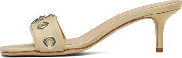 Tillbehör Aeyde Aeyde Ilvy Eyelet Grosgrain Mules Beige | A11-HS-GAIS55TB188-SS25-957-069, 2