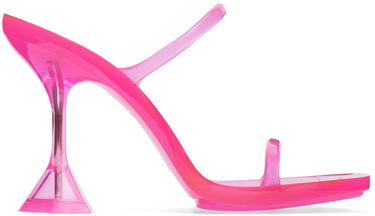 Skovård Amina Muaddi Amina Muaddi Brito Slipper Heeled Sandals Rosa | 11S333534BRI, 0