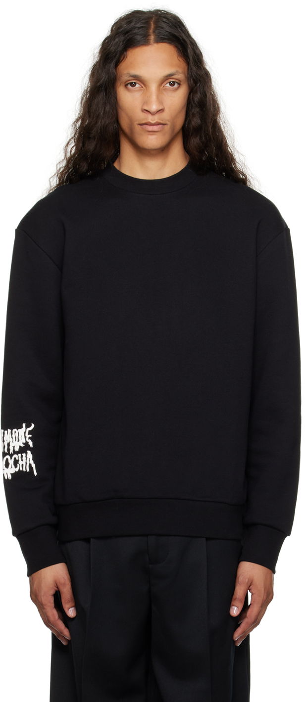 Sweatshirt Simone Rocha Simone Rocha Ribbon Logo Sweatshirt Svart | 5287P19P20-M 0568