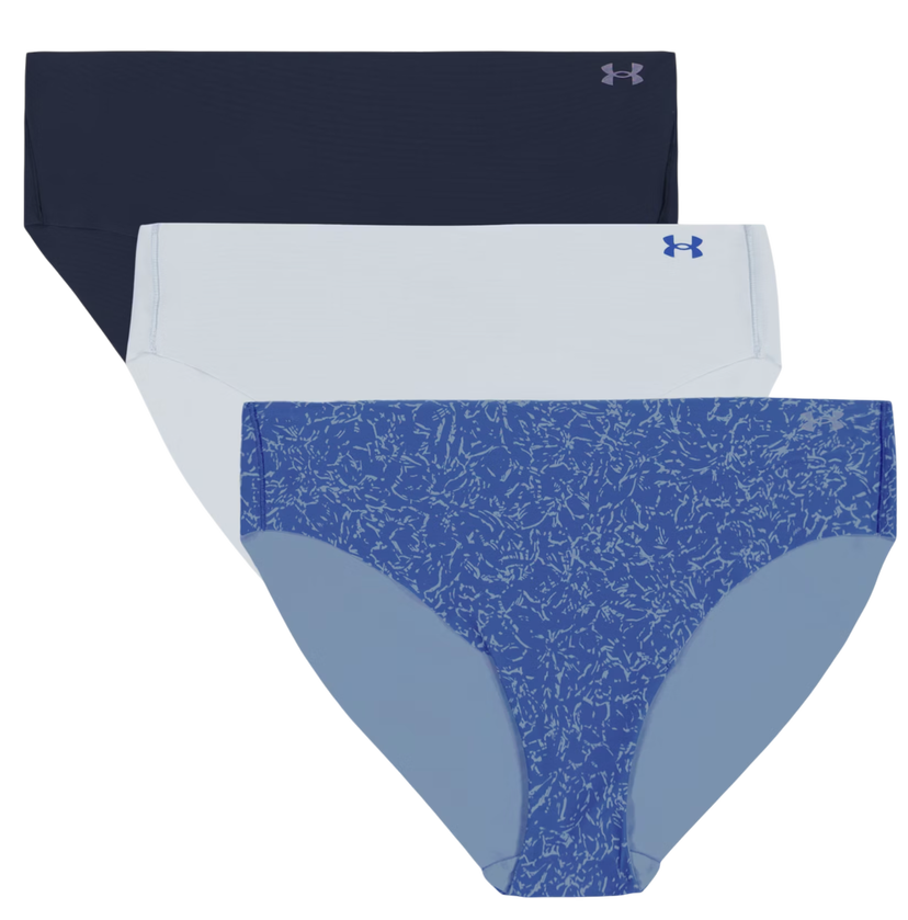 Trosor Under Armour Under Armour Print 3-Pack Hipster Blå | 1383898-402
