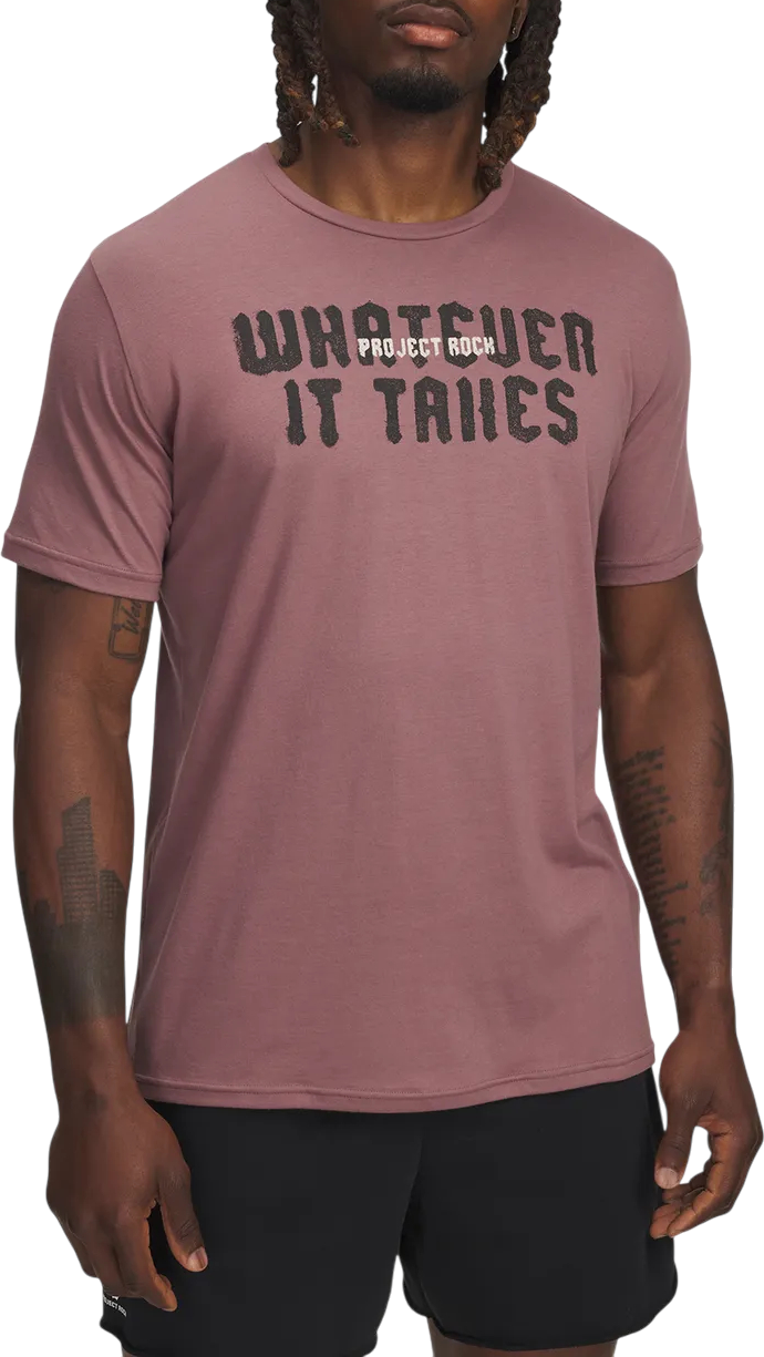 T-shirt Under Armour Project Rock Q3 T-Shirt Purpur | 6005046-651, 0