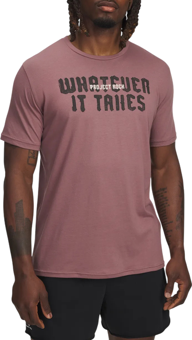 T-shirt Under Armour Project Rock Q3 T-Shirt Purpur | 6005046-651, 0