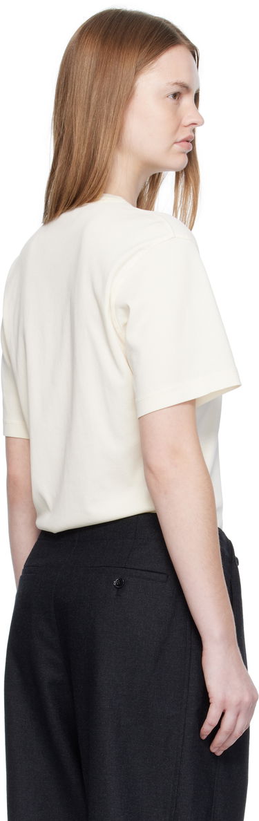 T-shirt LEMAIRE LEMAIRE Rib T-shirt Vit | TO1440 LJ1016, 2