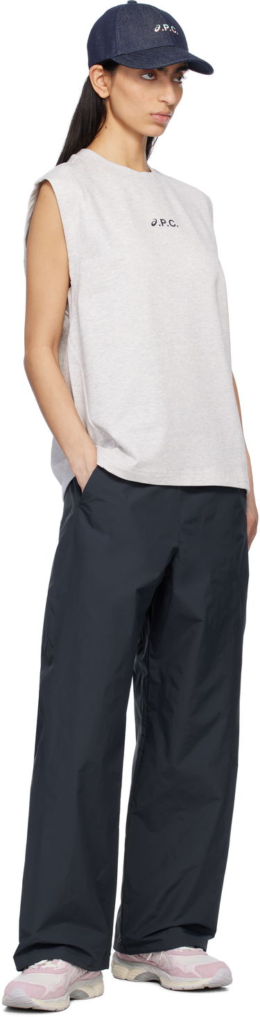 Linne A.P.C. A.P.C. ASICS Edition Sky Sleeveless Tank Top Mörkblå | COGWV-M26455, 3