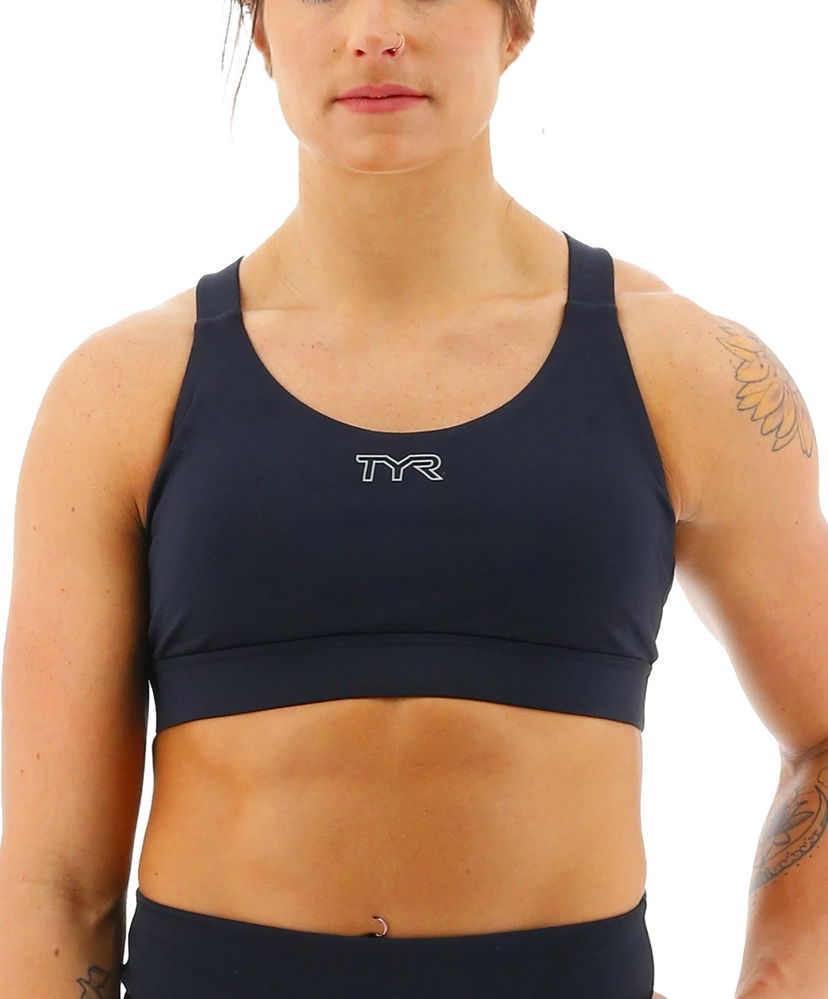 Behå TYR TYR Sol Crisscross Sports Bra Svart | fgpso3a-001