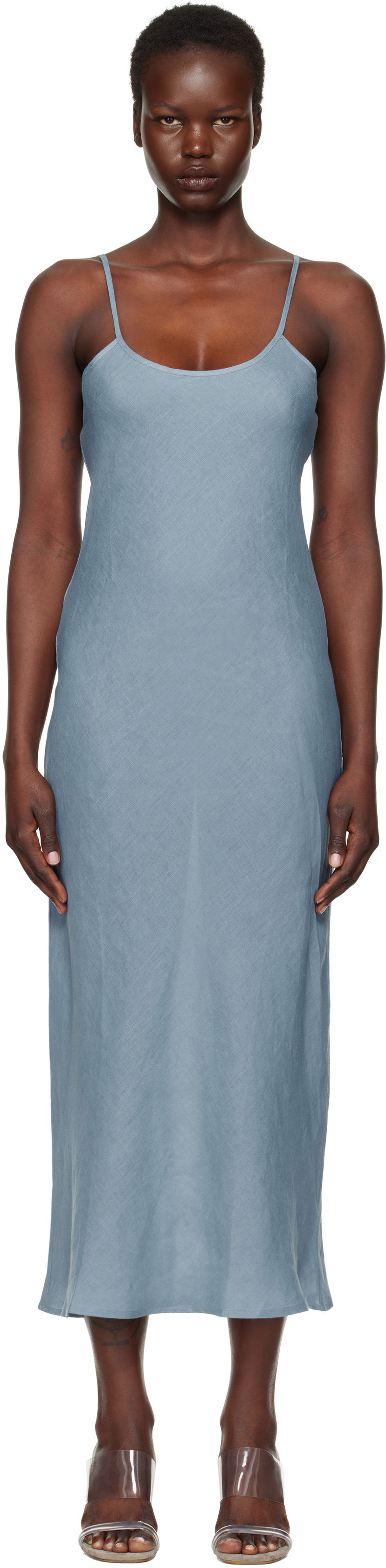 Klä Baserange Baserange Dydine Maxi Dress Blå | DRDY-SL-SP25