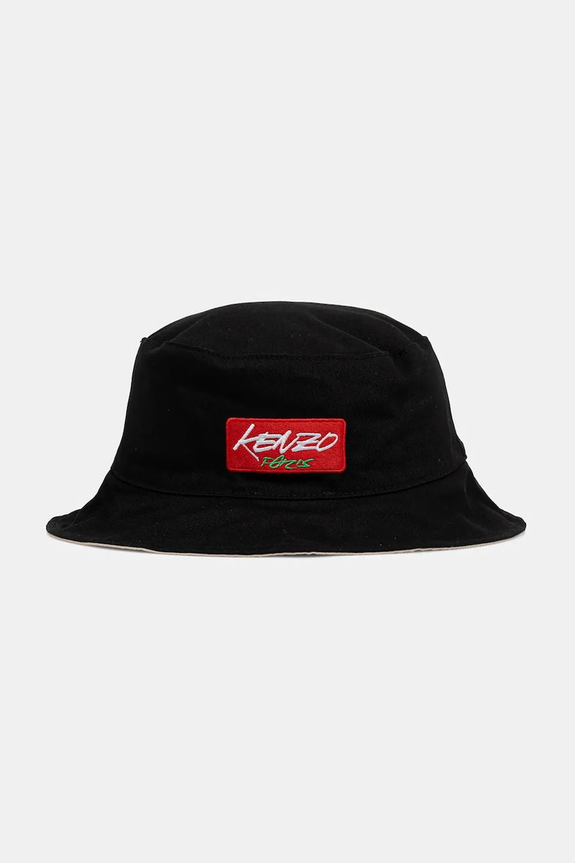 Hatt KENZO Kenzo Reversible Bucket Hat Svart | FF68AC304F44