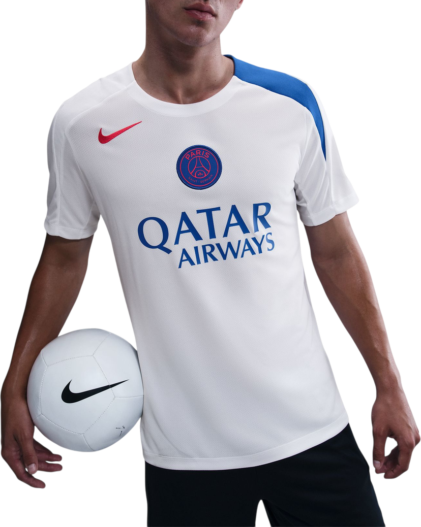 Jersey Nike Dri-FIT Total 90 Paris Saint-Germain Strike Knit Soccer Top Vit | hm3345-101