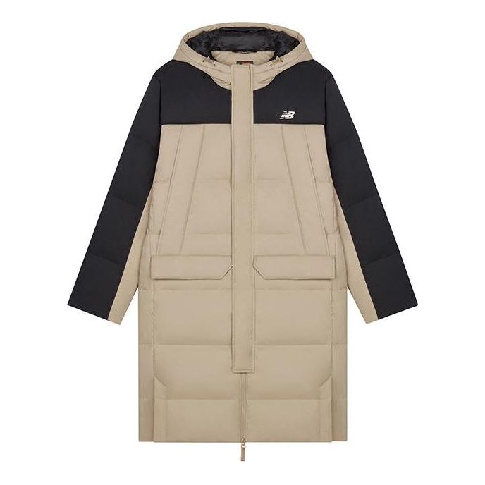 Parkas New Balance Long Winter Down Jacket Beige | AMJ33338-INC