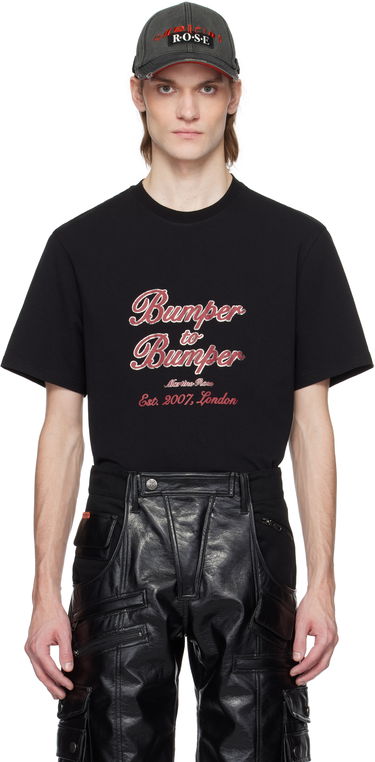 T-shirt Martine Rose Martine Rose Bumper to Bumper Classic T-Shirt Svart | 603JE03001E, 0