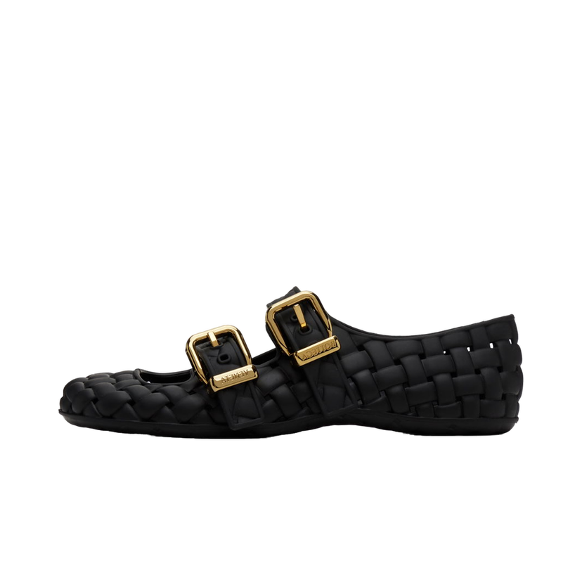Sneakers och skor Bottega Veneta Amy Mary Jane Ballerina Flats Svart | 796577 V4A11