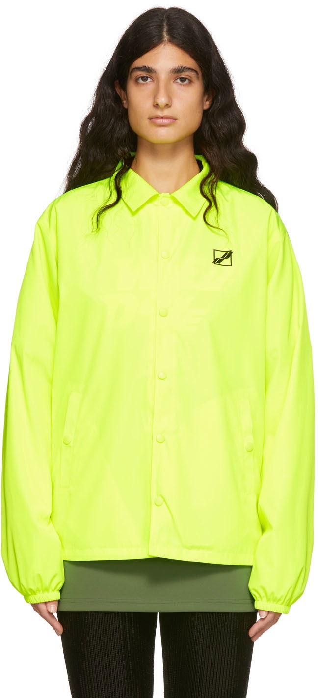 Vindjacka We11done Windbreaker Jacket Gul | WD-JP1-21-035-U-NY