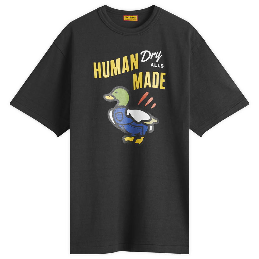 T-shirt Human Made Duck Overalls Graphic T-Shirt, Size Large Svart | HM29TE006-BLK