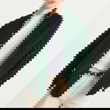 Skjorta Portuguese Flannel Lobo Button Down Corduroy Shirt Grön | AW25051-GRN, 2