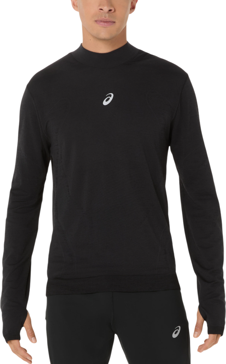 T-shirt Asics ASICS Road Winter Seamless Long Sleeve Top Svart | 2011d360-001